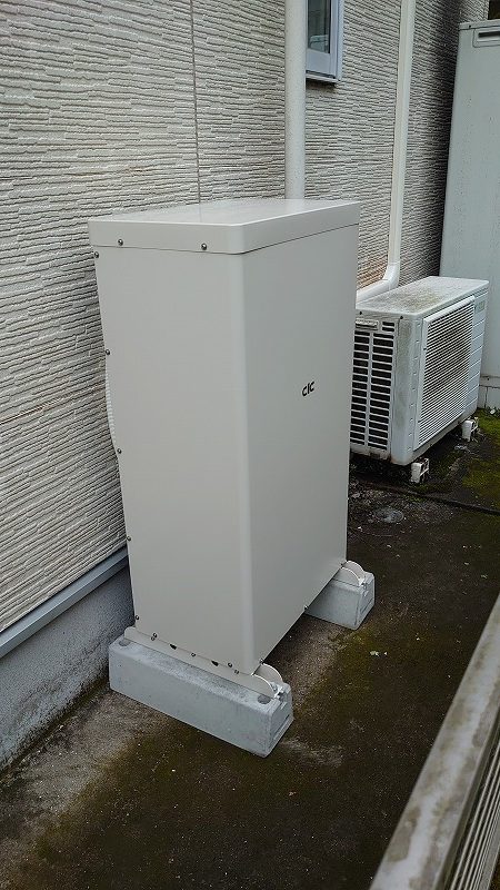 鹿児島県のH様邸にて、蓄電池（長州）を設置いたしました。