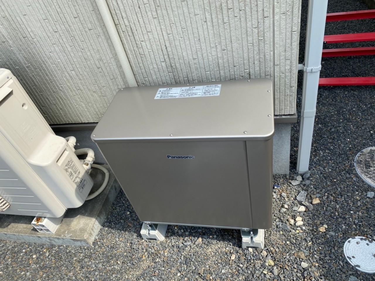 山口県のF様邸にて、蓄電池（パナソニック）を設置いたしました。