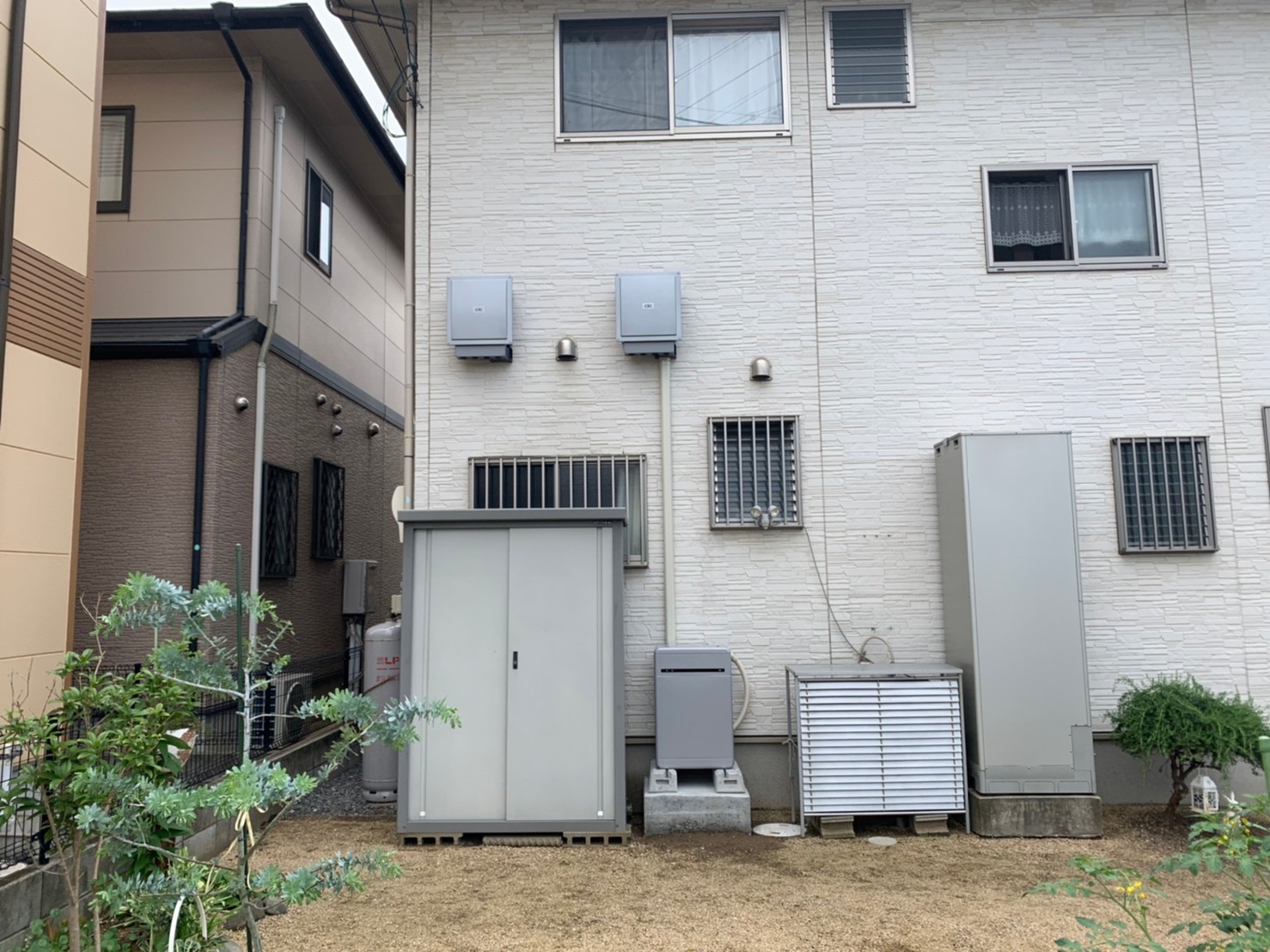 岡山県O様邸にて長州の蓄電システムを設置いたしました。