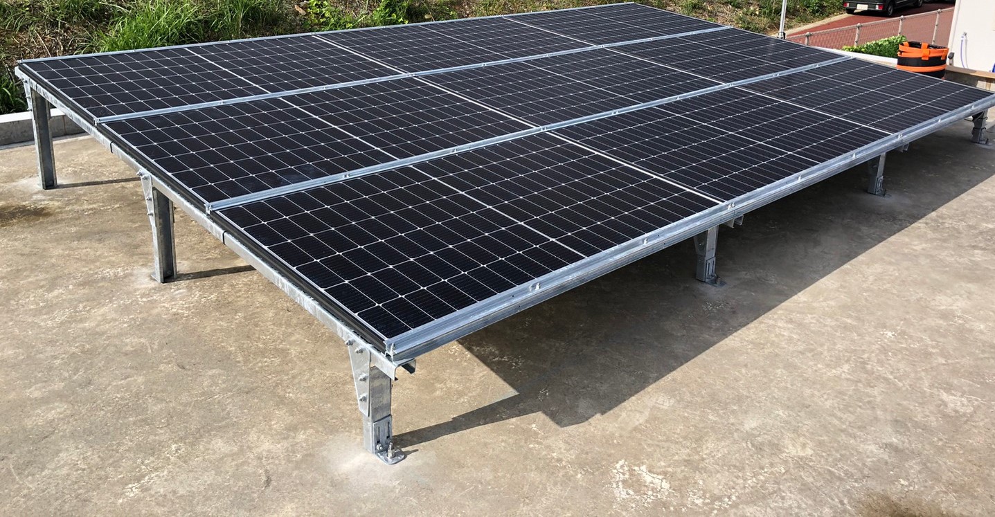 沖縄県のT様邸にて、太陽光と蓄電池（パナソニック）を設置いたしました