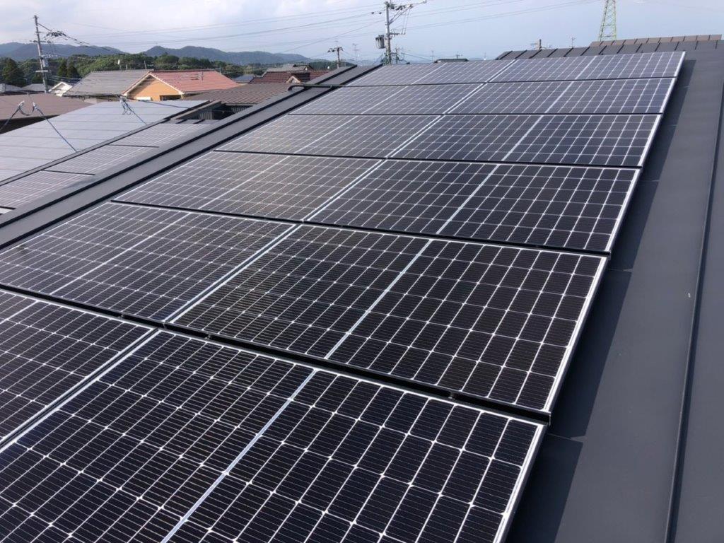 鹿児島県鹿児島市にお住まいのN様宅にて太陽光発電、蓄電池を設置いたしました