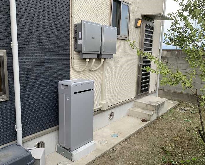 群馬県前橋市のS様宅に蓄電池を設置いたしました