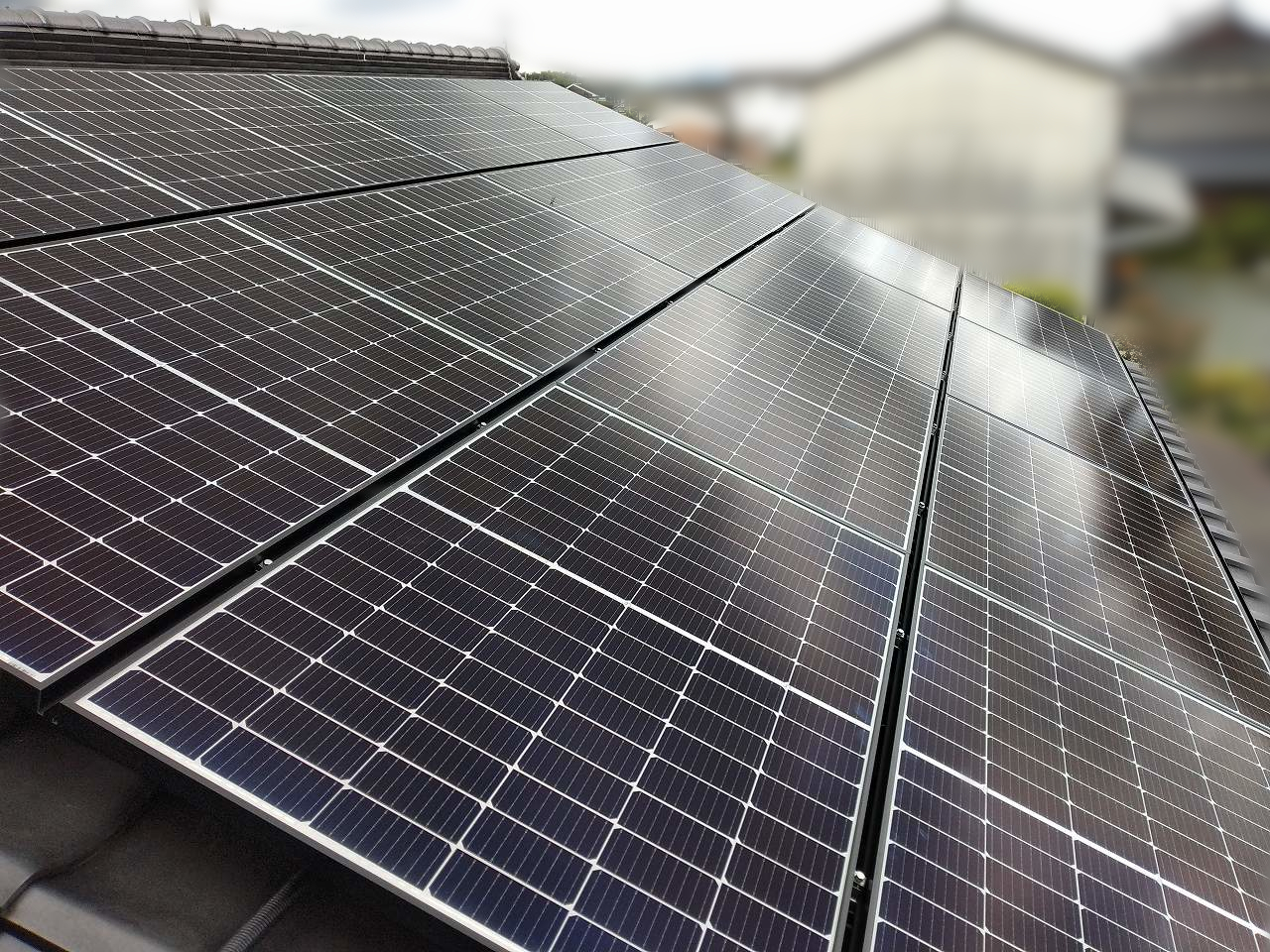 福岡県八女郡のY様宅に太陽光発電を設置いたしました