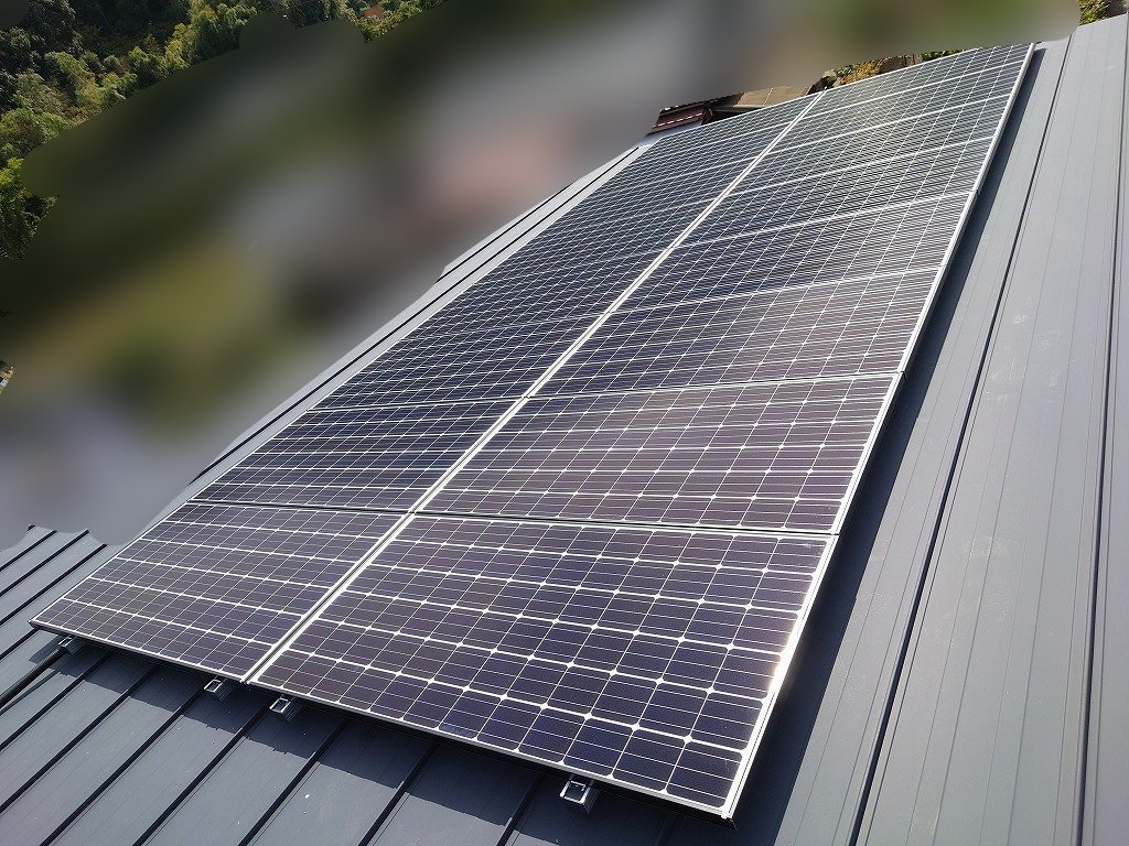 鹿児島県霧島市のH様宅に太陽光発電, 蓄電池を設置いたしました
