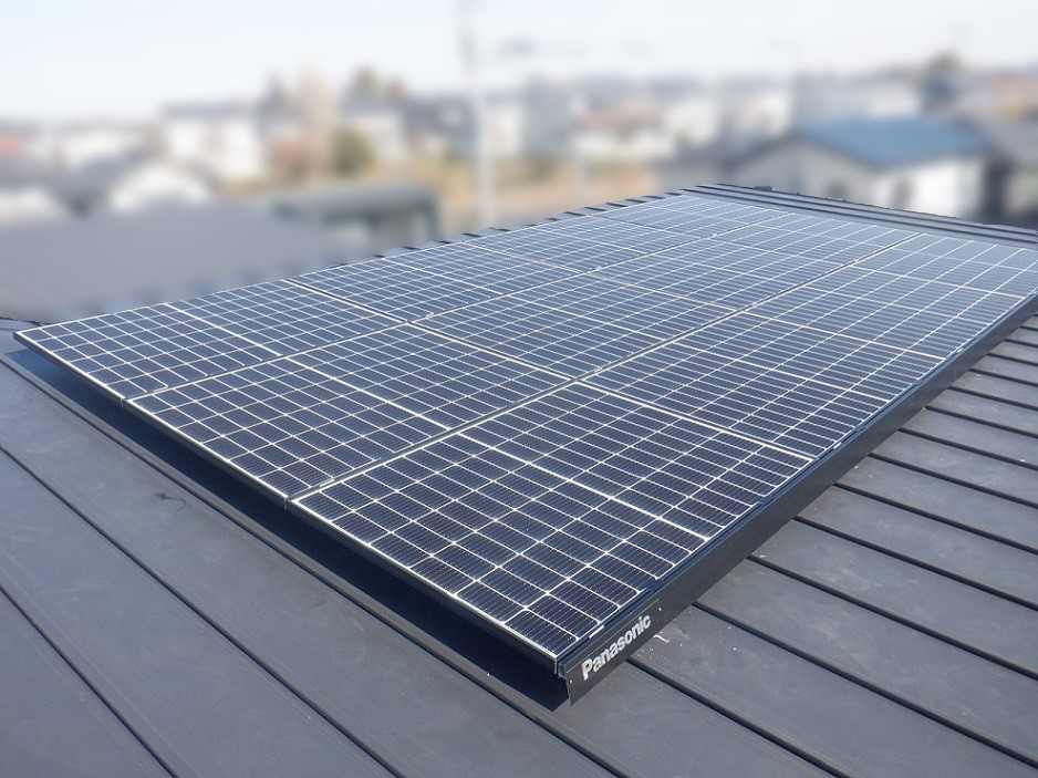 大分県由布市のM様宅に太陽光発電、蓄電池を設置いたしました