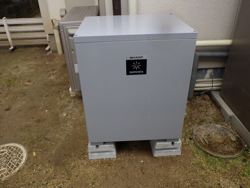 岡山県岡山市のN様宅に蓄電池を設置いたしました