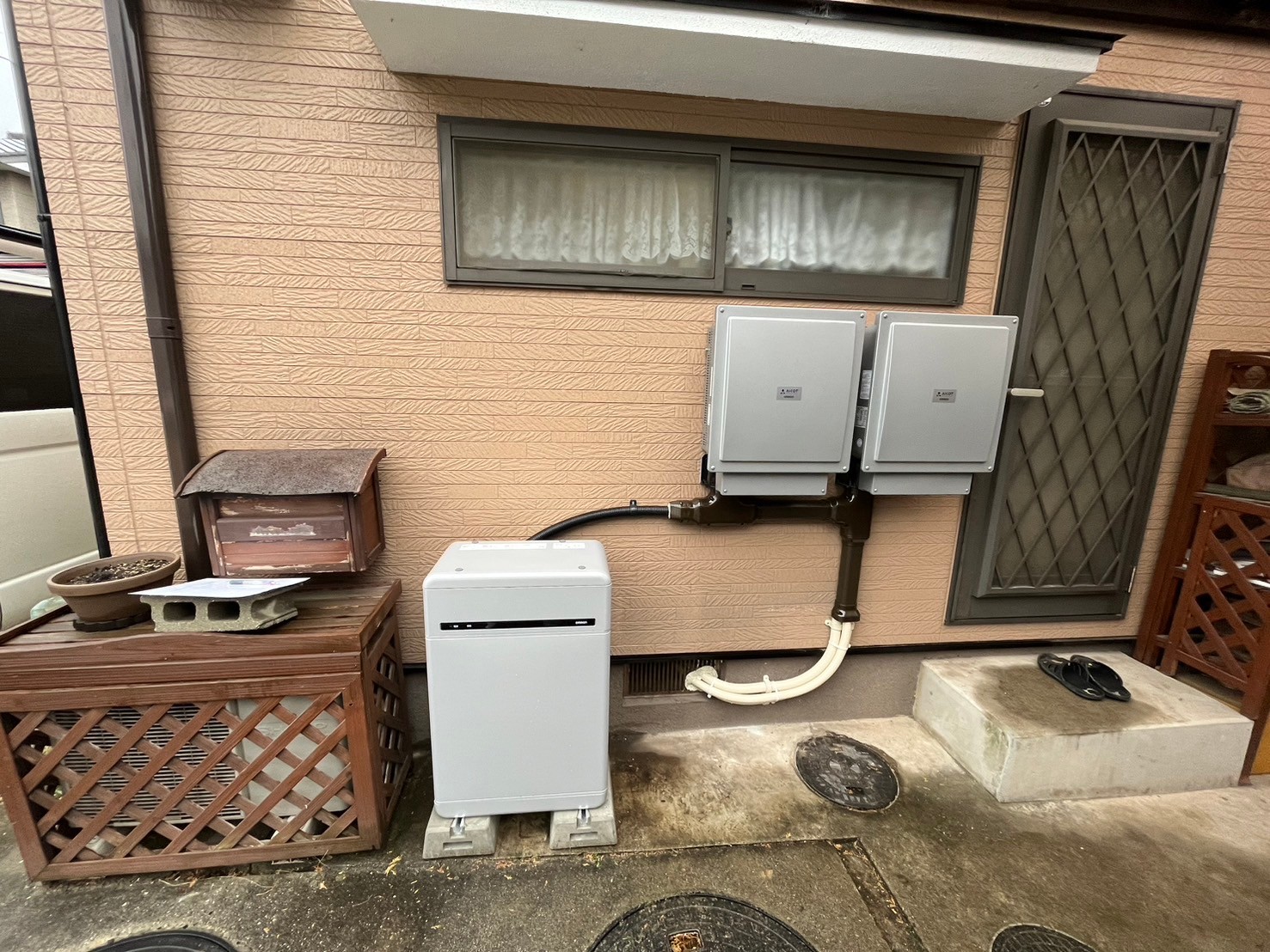 岡山県倉敷市A様宅に蓄電池を設置いたしました