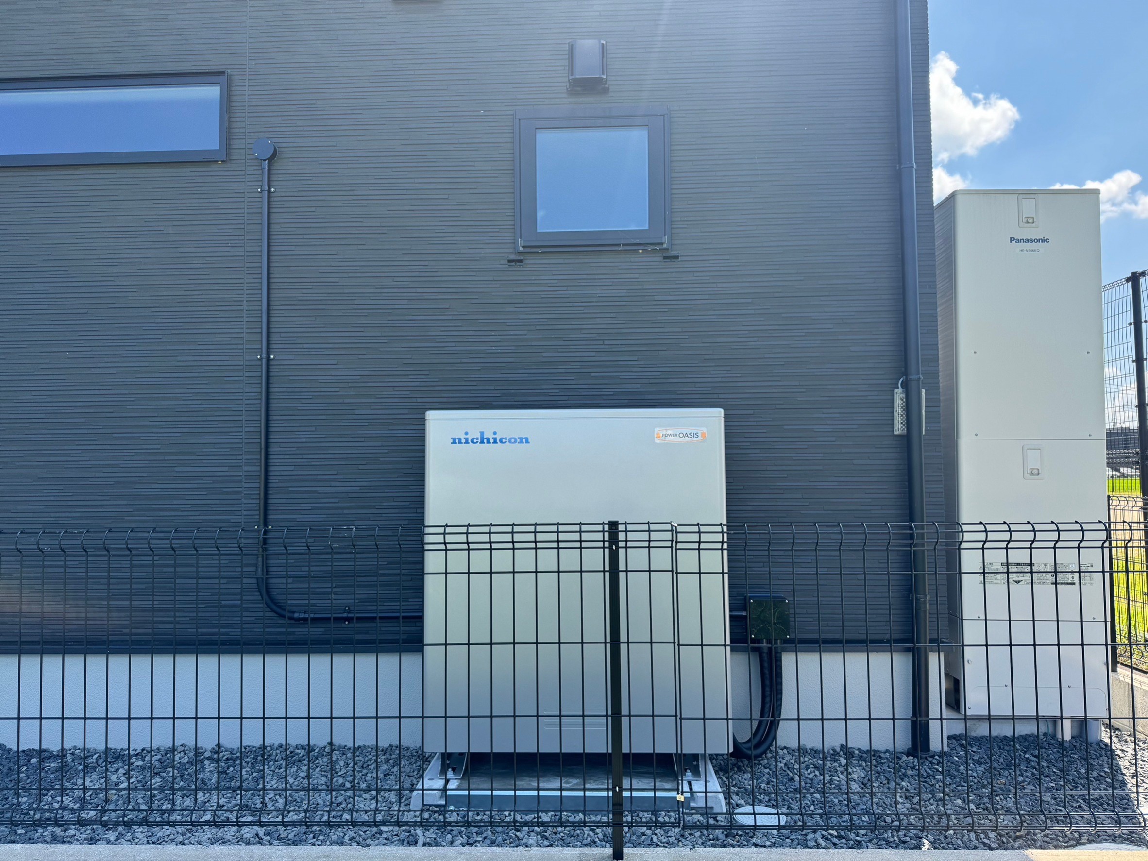 広島県東広島市のH様宅に蓄電池を設置いたしました