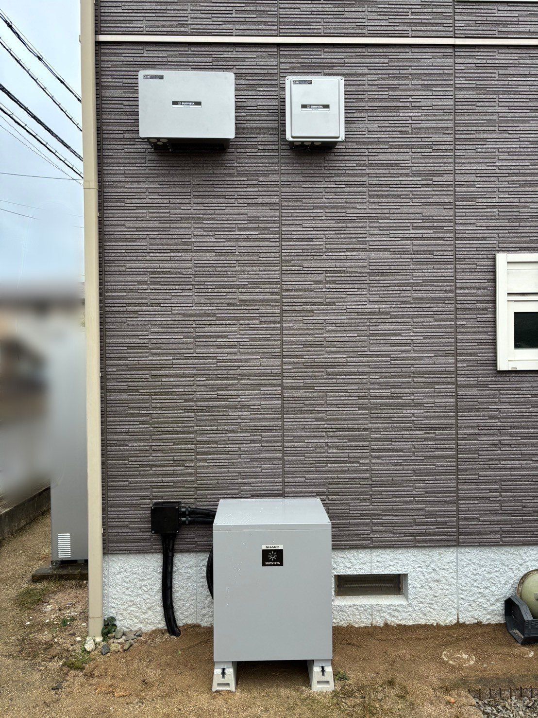 山口県防府市のO様宅に蓄電池を設置いたしました
