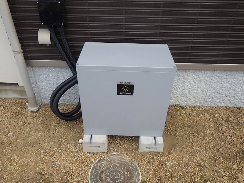 岡山県倉敷市のO様宅に蓄電池を設置いたしました