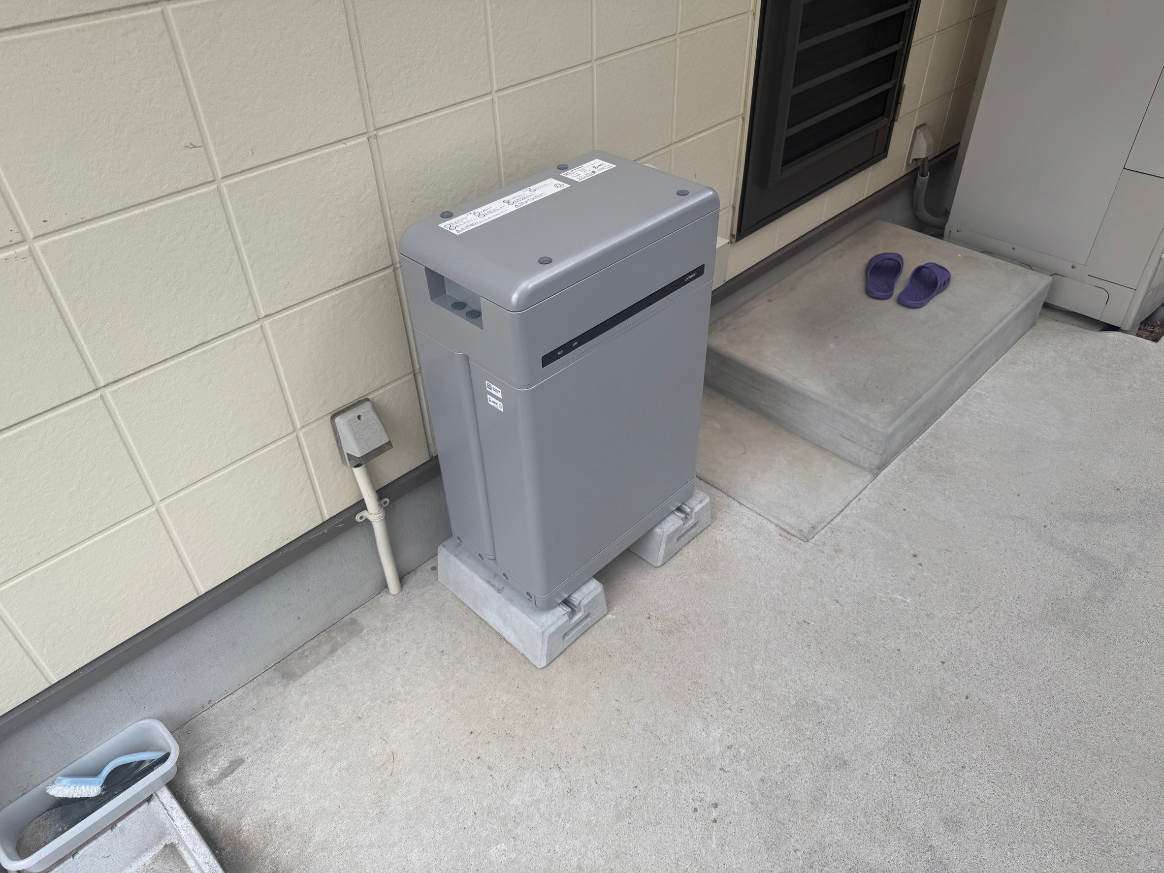 山口県山口市のI様宅に蓄電池を設置いたしました