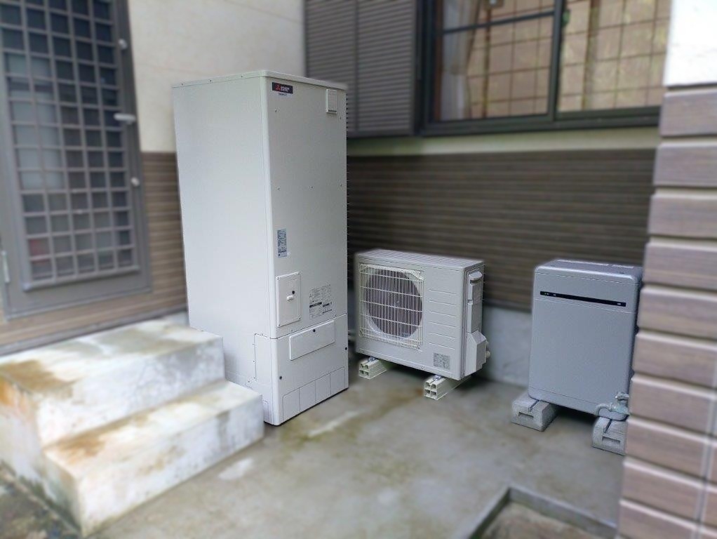 鹿児島県肝付市のK様宅に蓄電池、エコキュートを設置いたしました
