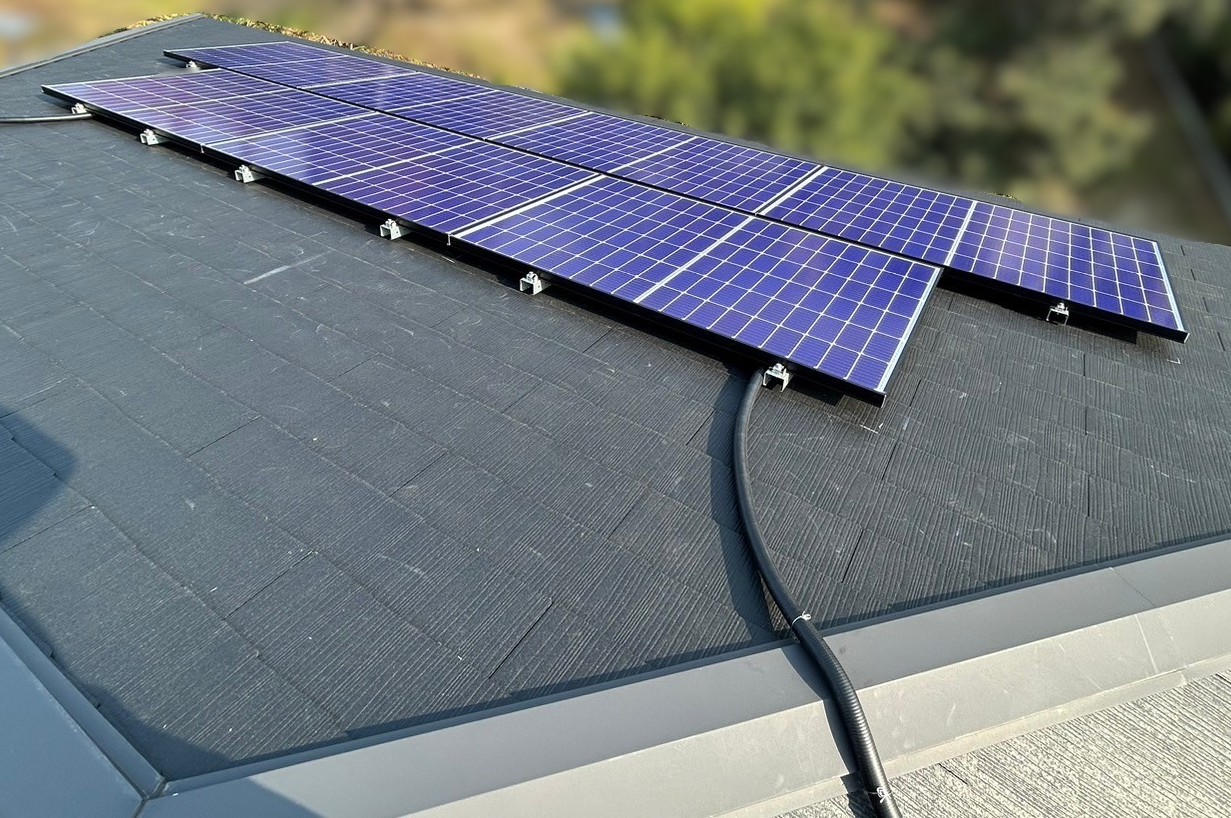 山口県防府市のN様宅に太陽光発電、蓄電池を設置いたしました