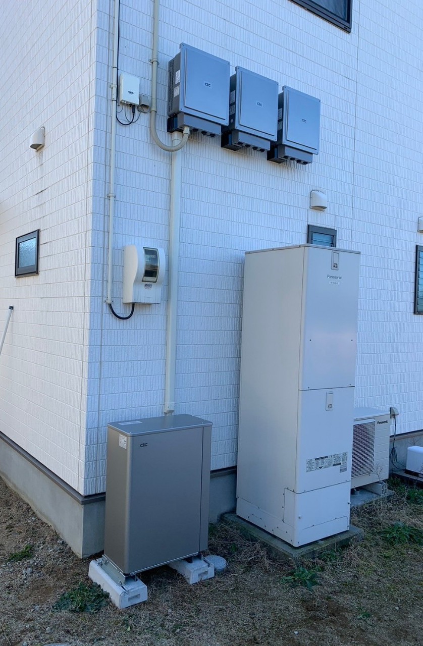 愛媛県東温市のS様宅に蓄電池を設置いたしました