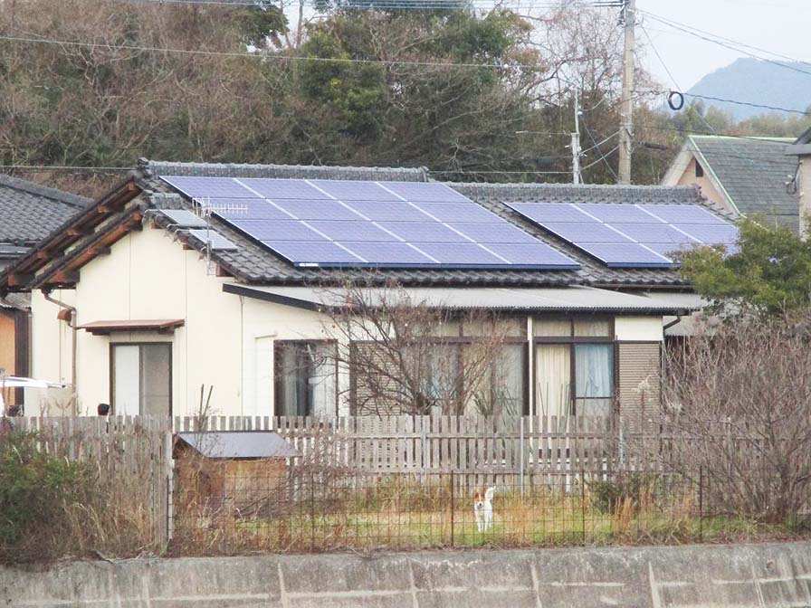 田川郡のＳ様邸　太陽光発電と蓄電池設置