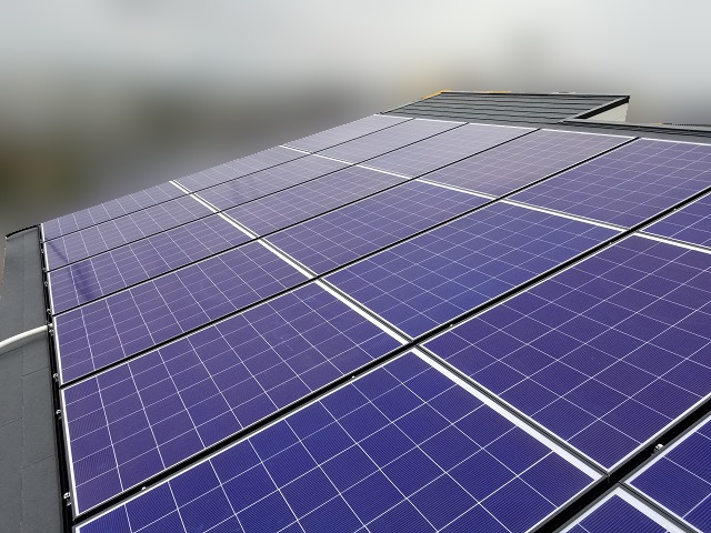 宮崎県宮崎市のＹ様邸にて、太陽光発電システムを設置致しました！