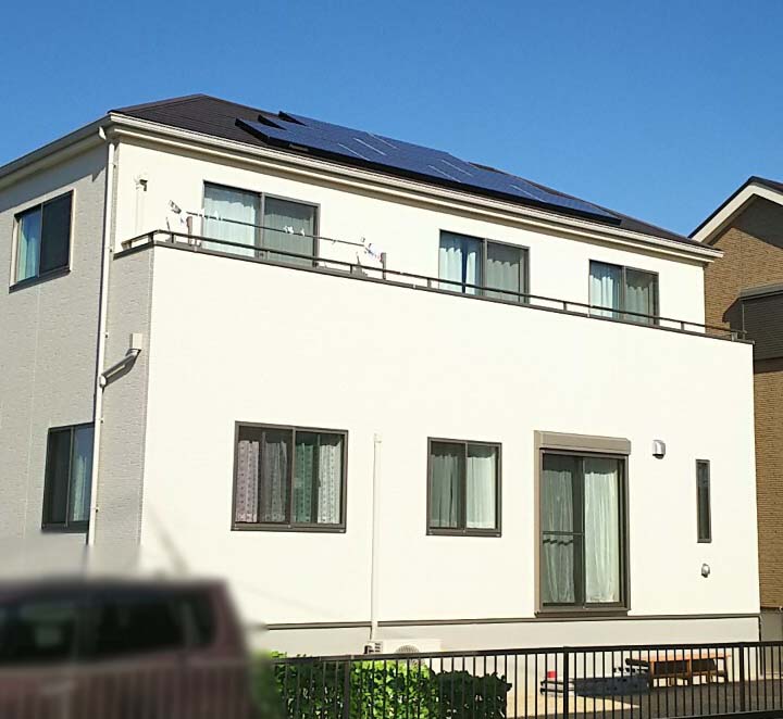 名古屋市港区のT様邸にてパナソニックの太陽光発電工事しました。