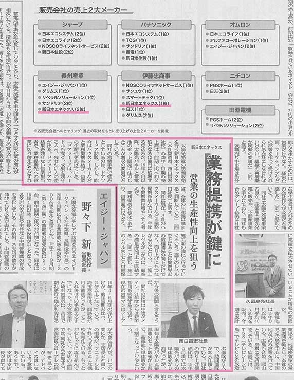 日本流通新聞2020新年特大号に掲載されました