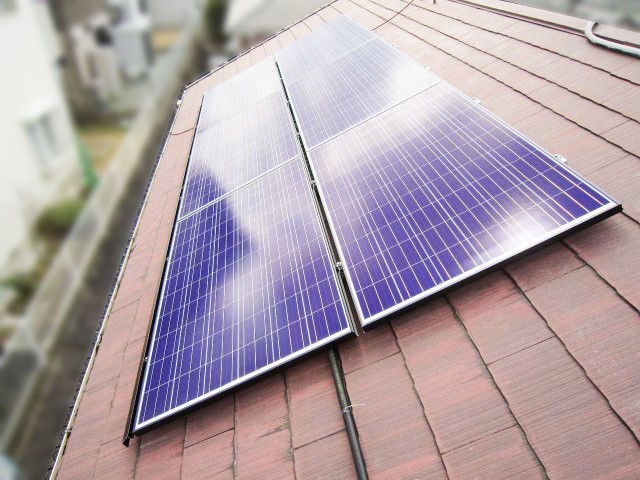 福岡県大野城市のF様邸にて、太陽光発電を設置しました≪施工後≫