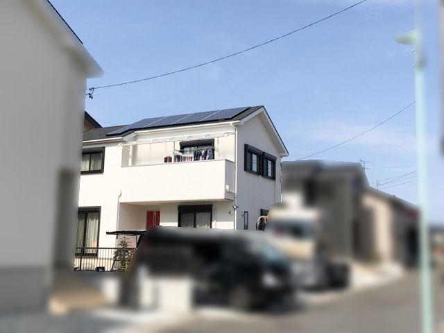 愛知県名古屋市のM様邸にて、太陽光発電システムを設置しました≪お家≫