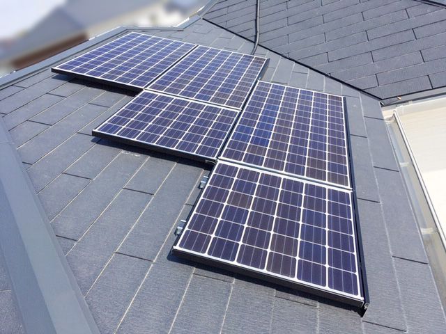 愛知県豊田市のI様邸にて、太陽光発電システムを設置しました≪施工後≫