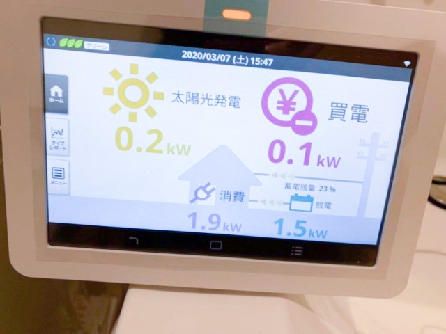 山口県下関市のN様邸にて、太陽光発電システムを設置しました≪モニター≫