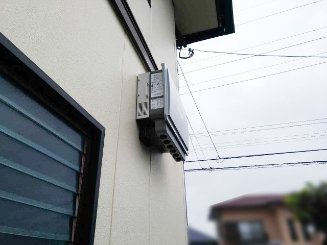 福岡県糟屋郡のH様邸にて、蓄電システムを設置しました≪パワコン≫