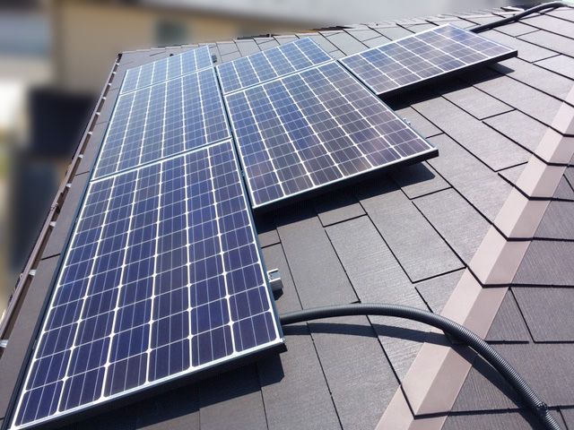 岐阜県瑞穂市のY様邸にて、太陽光発電システムを設置しました≪施工後≫