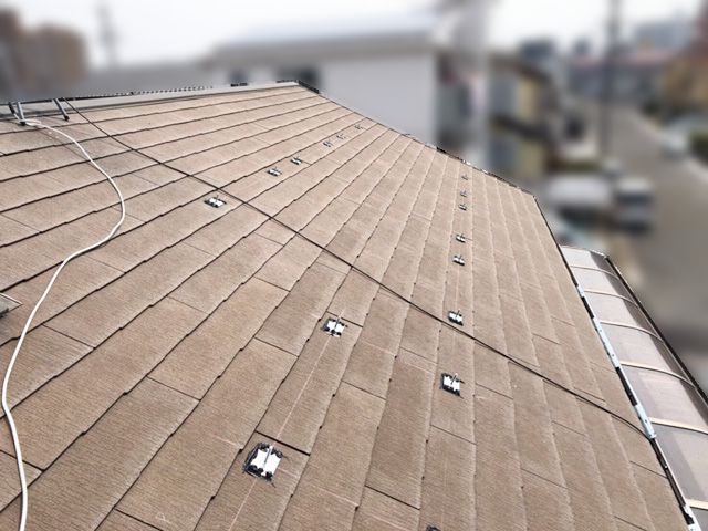 愛知県名古屋市のT様邸にて、太陽光発電システムを設置しました≪施工中≫