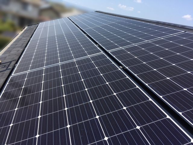 愛知県名古屋市のS様邸にて、太陽光発電システムを設置しました≪施工後≫
