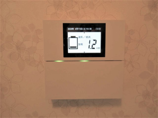 福岡県北九州市のO様邸にて、蓄電システムを設置しました≪リモコン≫