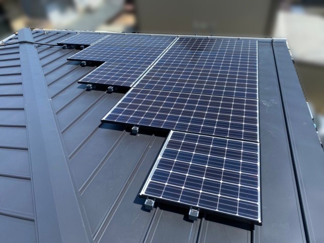 岐阜県大垣市のM様邸にて、太陽光発電システムを設置しました≪施工後≫