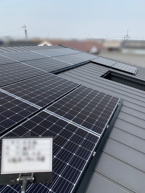 愛知県西尾市のN様邸にて、太陽光発電システムを設置しました≪施工後≫