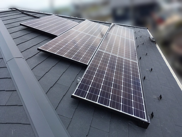 岐阜県本巣市のI様邸にて、太陽光発電システムを設置しました≪施工後≫