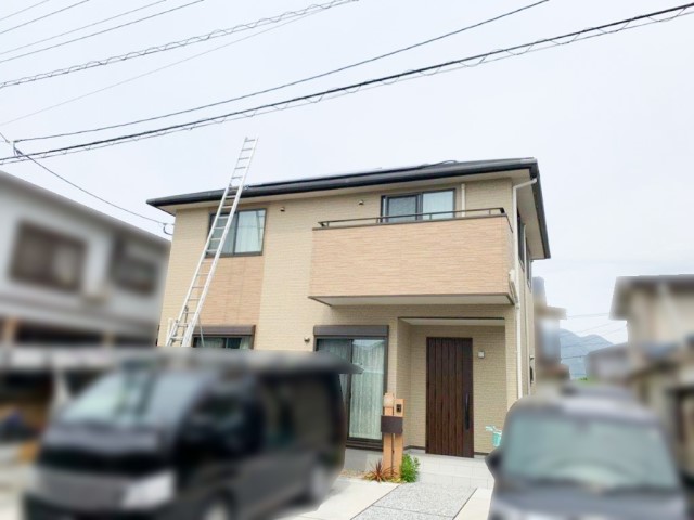 福岡県直方市のU様邸にて、太陽光発電システムを設置しました≪お家≫