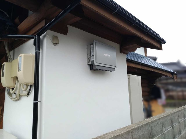 山口県下関市のT様邸にて、蓄電システムを設置しました≪パワコン≫