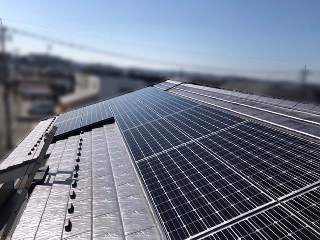 石川県加賀市のF様邸にて、太陽光発電システムを設置しました≪施工後≫