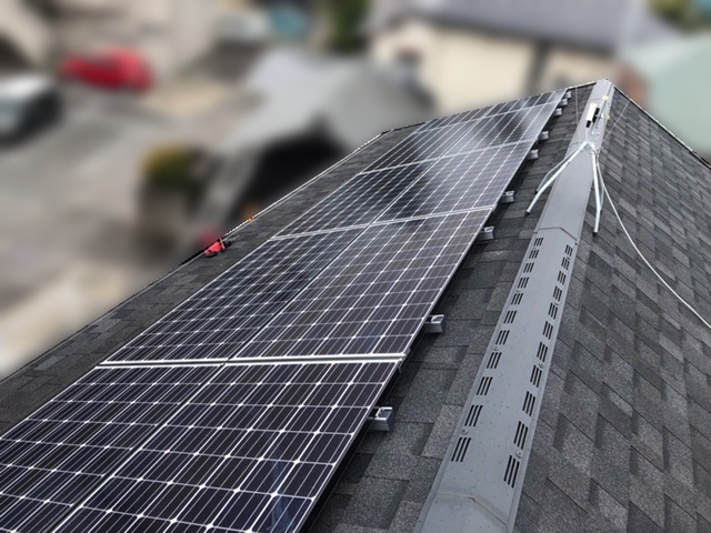 愛知県常滑市のT様邸にて、太陽光発電システムを設置しました≪施工後≫