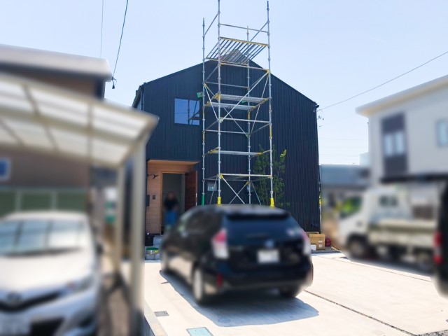 岐阜県大垣市のF様邸にて、太陽光発電システムを設置しました≪お家≫