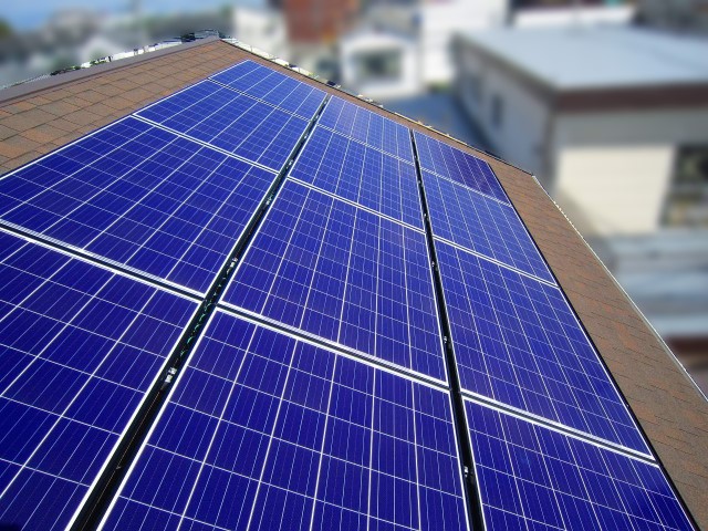 福岡県のN様邸にて、太陽光発電システムを設置しました≪施工後≫