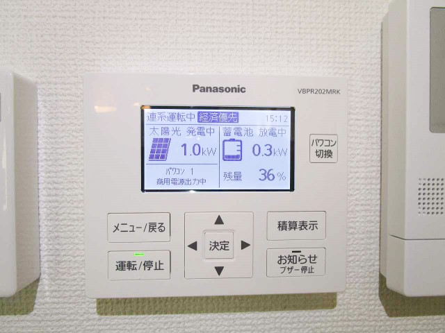福岡県のK様邸にて、蓄電システムを設置しました≪リモコン≫