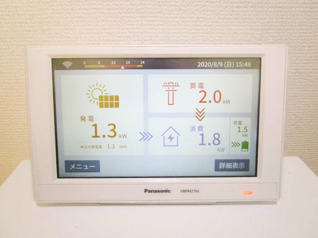 福岡県のK様邸にて、太陽光発電システムを設置しました≪モニタ≫
