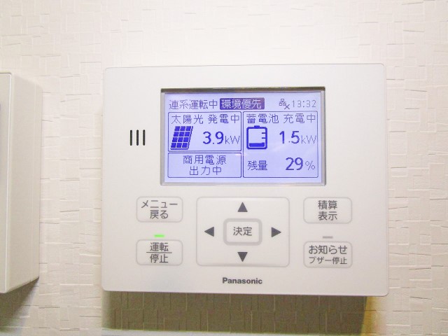 福岡県のK様邸にて、太陽光発電システムを設置しました≪リモコン≫