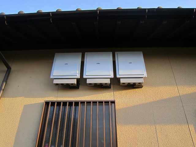 福岡県のS様邸にて、蓄電システムを設置しました≪施工後≫パワコン