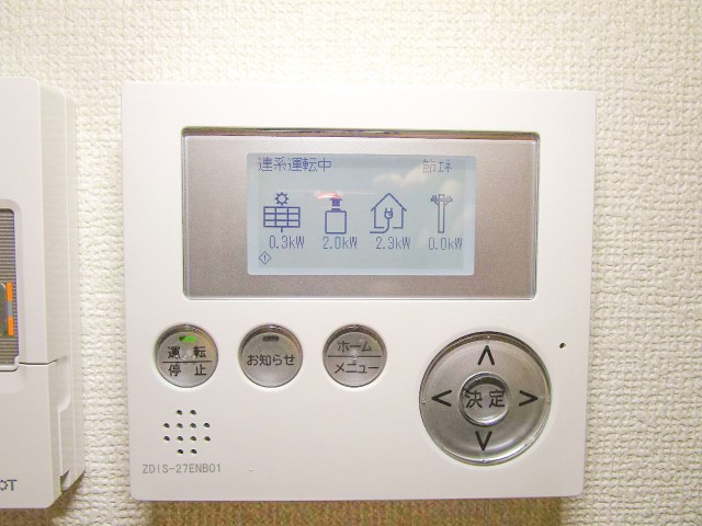 福岡県のT様邸にて、蓄電システムを設置しました≪表示ユニット≫