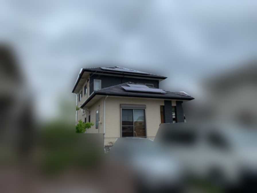 福岡県遠賀郡のK様邸にて、太陽光発電システムを設置させていただきました！